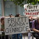 Environmental activists protest outside of the Harvard Club where Environmental Protection Agency (EPA) Administrator Scott Pruitt was scheduled to speak, June 20, 2017 in New York City. Image via Getty.